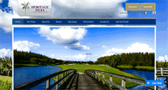 Desktop Screenshot of heritageislesgolf.com